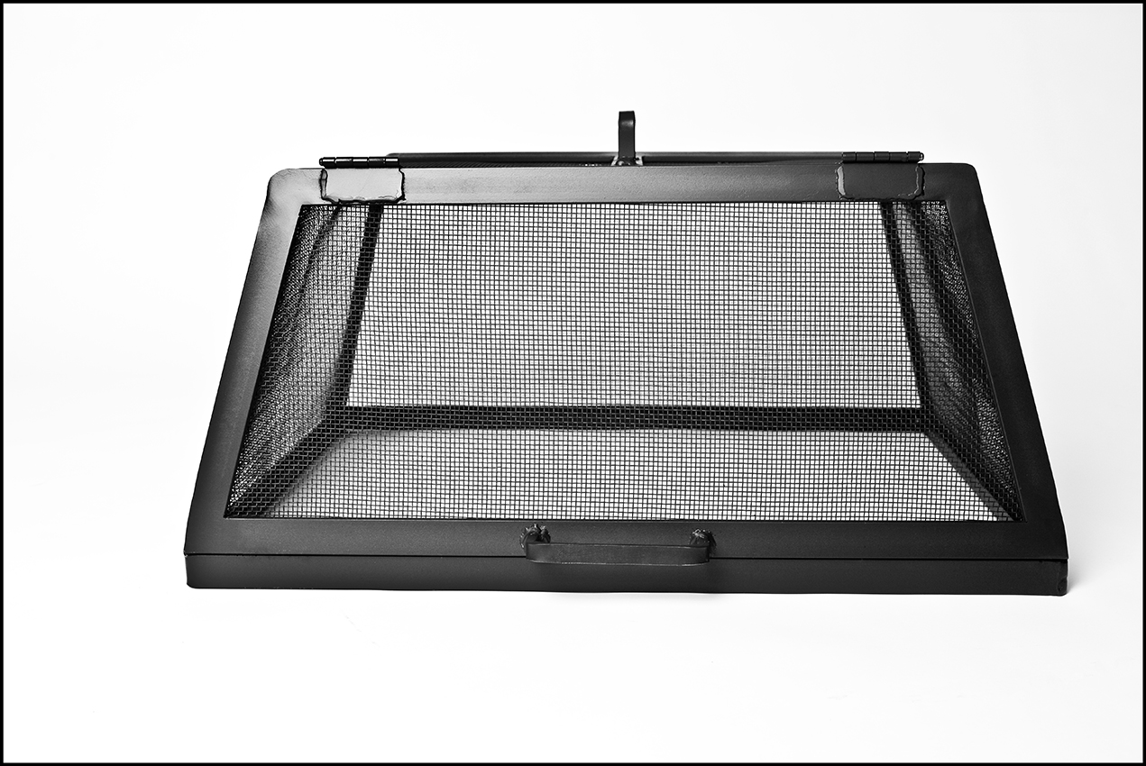 Rectangular Fire Pit Screen Cover, Square Fire Pit Spark Screen
